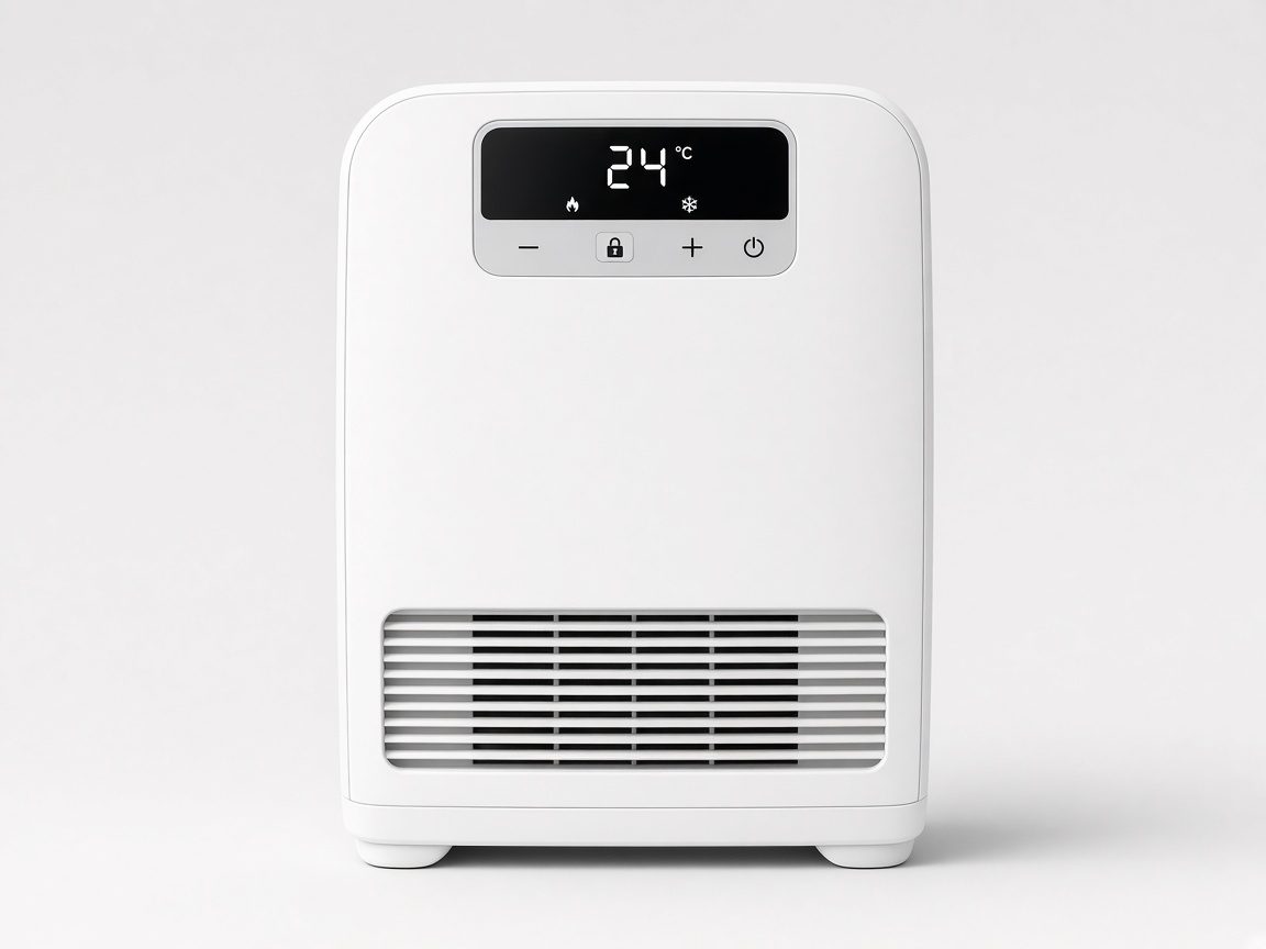 Radiateur électrique avec panneau de commande verrouillable
