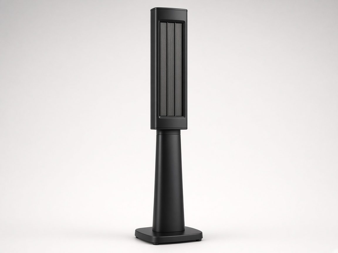 Parasol chauffant infrarouge sur pied noir